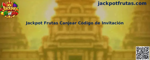 Guía visual para canjear un código de invitación de Jackpot Frutas