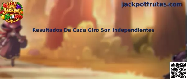 Explicación educativa de Jackpot Frutas sobre resultados independientes en cada giro